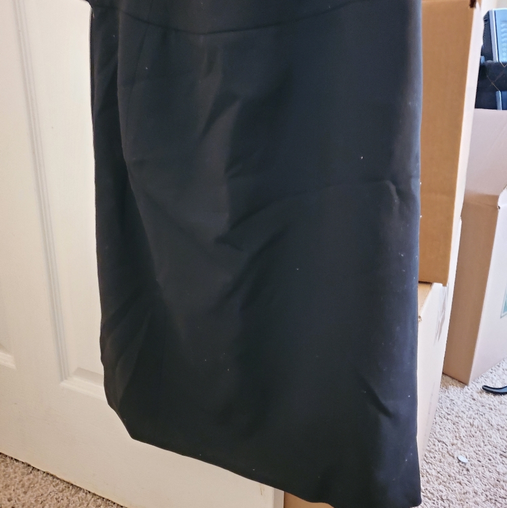 A black pencil skirt